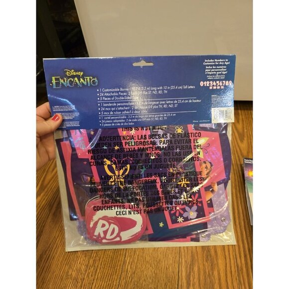 Encanto Birthday Party Decorations Supplies Backdrop w/props‎ Plates Napkins NEW - Picture 3 of 13